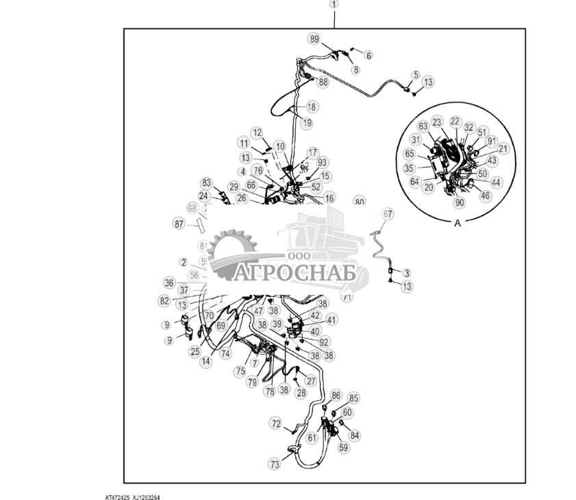 Крепежные детали жгута проводов кабины (329328 - ) - ST924285 265.jpg